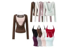 Cross Border Yoga Long Sleeved Hooded Women's Chest Cushion High Elasticity Breathable Quick Drying Front logo Yoga Fitness Suit