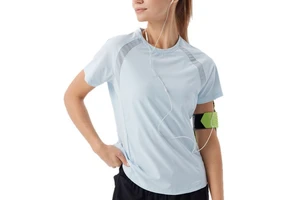 Aoyema Women Sports Wear Quick Dry T-shirts Loose Plus Size Top Summer Sweat-wicking Breathable Workout Running Short-Sleeved