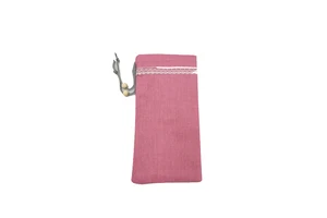 Silvery Blocking Faraday Fabric Anti Radiation Mobile Phone Bags