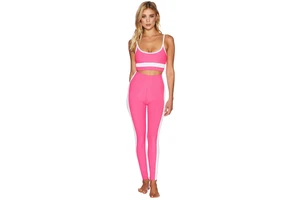 Women's Yoga Sets Plus Size Rhinestone Hollow Back Cross Sports Bras High Waist Leggings 2-Piece Gym Outdoor Running Fitness