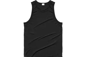 High Quality Custom Logo Plus Size Breathable Quick Dry Knitted Polyester/Cotton Mens Tank Tops Fitness Sportswear Hooded