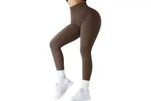 Plus Size Spandex Nylon Customized Autumn Winter Yoga Leggings High Waist Design Breathable Elastic Waist Full Length Yoga Pants