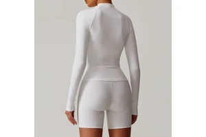 Sportswear Custom Logo Activewear Lulu Tech Quick Dry Breathable High Elastic Knit Long Sleeve Yoga Running T-shirts&Tops