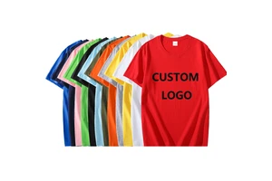 Low MOQ 100% Cotton Tshirt Sublimation Soft Fabric Custom Logo Printed Plain Women's Men's T-Shirts Plus Size Options