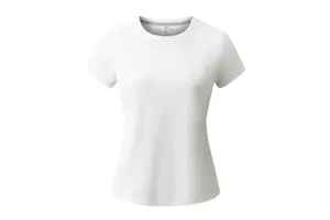 2025 Spring Summer New Yoga Clothing Women High Elastic Tight Shaping Sports Short-sleeved Neck Light Fitness Logo Streetwear