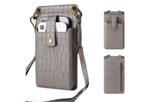 Women's Summer Fashion Trend Multifunctional Crossbody PU Bag with Mini Mobile Phone and Card Compartment