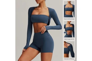 Custom Logo Outdoor Running Sports Long Sleeves Gym Workout Yoga Clothes Women'S Sports T-Shirts Quick-Drying Fitness Tops