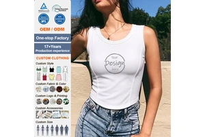 Women's Breathable Casual Tank Tops Spring Summer Slimming Top Fishbone Design Camisole Gym Coverage Knitted Factory Direct