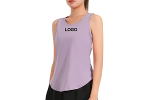 Women's Summer Outdoor Sports Vest Breathable Knitted Running Yoga Vest With Thin Hollow Mesh Sleeveless Sporty Style