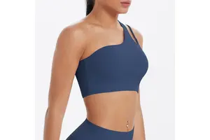 Customized Women's Seamless Yoga Top Quick Dry Fitness Sports Bra Halter Back Print Lightweight Gym Spandex Tops