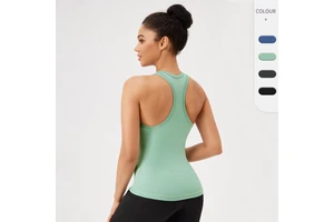Women's Sports Vest Tight I-shaped Back Yoga Tank Top Clothes Quick-dry Perspiration Breathable Fitness Running Singlet
