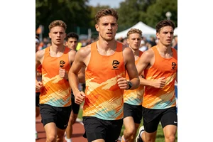 Customized Premium Multi Color Unisex Quick Dry Seamless Running Singlet Workout Breathable Lightweight Marathon Tank Tops