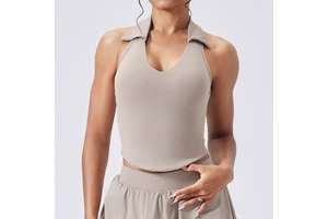 Wholesale Summer Custom Women Sports Bra Sleeveless Outdoor Fitness Yoga Top Vest High Quality for Women