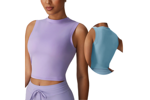 Shaping Sleeveless Women Casual Tops Tight Slimming Running Breathable Quick-drying Gym Vest High Elasticity Sport T-shirt Front