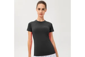 2026 Form-fitting PRO Fitness Yoga Training Running Sweat-wicking Quick-drying Short-sleeved T-shirt Stretchable Clothing