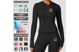 Classic Women's Long Sleeve Yoga Tops and Running Jacket Breathable Sports Fitness Gym Wear Workout Sport Set
