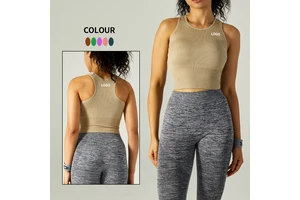 OEM Wholesale Quick Dry Anti-shrink Gym Workout Breathable Sports Yoga Fitness Tank Tops for Women