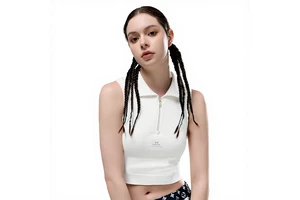-Neck Summer Sports Tank Top One-Piece Cup Chest Pads Women's Running Sleeveless Slim-Fit Striped Yoga Wear Fitness Top