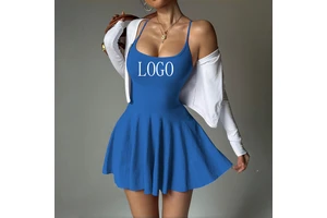 OEM/ODM Custom Seamless Women's Summer Casual Breathable Workout Ribbed Square Neck One Piece Tank Top Yoga