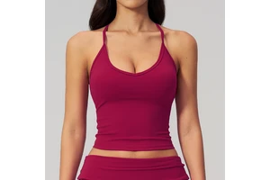 New style back-slimming yoga vest, with a shaping effect, quick-drying sports top for fitness.