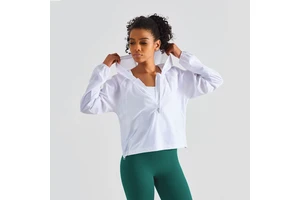 2022 Hot Sale Women's Spring and Summer New Sunscreen Quick-drying Fitness Sportswear Loose Casual Long-sleeved Yoga Top
