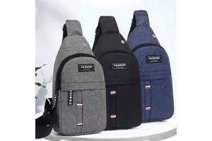 Luxury Waterproof Nylon Crossbody Bags Men Messenger Shoulder Bag Small Cell Phone Handbags Purses Sports Pouch Universal