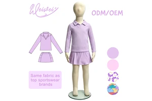 WeiWei Custom Young Yoga Set For Small Business Low MOQ Wholesale CPC Certified Buttery Soft Naked Feel For Gym Dance Wear