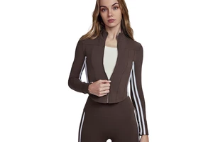 Quarry Nine Sweden: Longline Sports Bra Built on Cotton/Spandex Spacer Knit