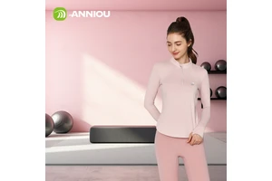 Customized Logo High Quality Women Reflective Strip Half Zipper Sports Top Quick Dry Long Sleeve Yoga Shirt