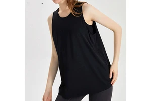 Sleeveless Crew Neck Sweat-Wicking Yoga Tops