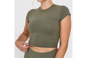 Casual Customize Women's Casual Gym and Yoga Tank Top Quick Dry Short Sleeve Design Sexy Spandex Fabric