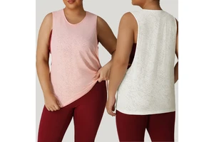 YIYI New Plus Size Sleeveless Women's Sports Top Round Neck Breathable Girls Yoga Vest Quick Dry Fashion Fitness Female tank Top