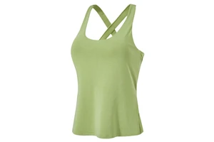 Women's Breathable Sweat-Wicking Quick Dry for Tank Top with V-Neck Eco-Friendly Anti-Bacterial Loose Fit for Yoga & Running