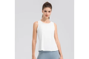 Lightweight Breathable Summer Womens Tank Top Quick Drying Nylon Spandex Women Yoga Vest for for Running Fitness Yoga