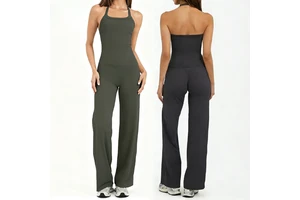 XW-ABX8002 Breathable Quick Dry Women's Gym Fitness Sportswear Backless Square Neck Front Top Solid Soft Skin-Friendly Yoga Wear