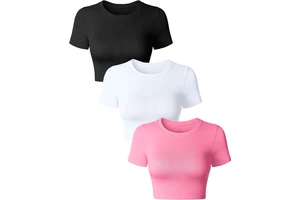 Custom Women's Cotton Spandex Casual Print Regular Fit Short Sleeve Stretch Fitted T-shirts