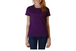Custom Logo Plus Size Summer Women's Cotton Spandex Casual T-Shirt OEM/ODM Short Sleeve Tops for Ladies Wholesale Factory Price