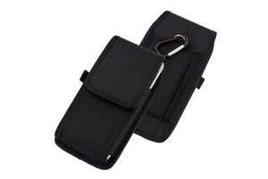 Universal Oxford Canvas Fabric Phone Pochette Holster Belt Bag With Loop Hook Waist Bag for iphone 13 Phone Pouch