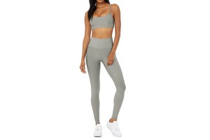 Pakistan Made Breathable Spandex/Nylon Solid Women Yoga Set Quick Dry Customized Colors Off-The-Shoulder Neckline-Cheap Price