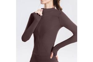 Quick Dry Recyclable Seamless Long Sleeve Lulu Jacket Adults Casual Sports Coat Breathable Lightweight Running Fitness Top Yoga