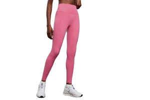 Women's Solid Full Length High Elastic Waist Tummy Control Butt Lift Lightweight Spandex/Nylon Fitness Leggings for Yoga & Gym