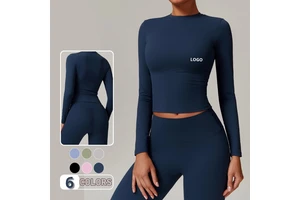Cobalt Rhythm Germany: Longline Sports Bra Built on Cotton/Spandex Spacer Knit