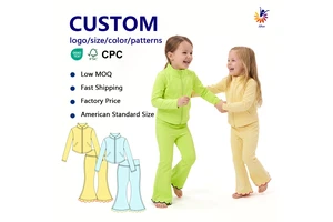 Breathable Nylon Spandex Children Fitness Clothes Set Girls Long Sleeve Yoga Sportswear Fast Delivery