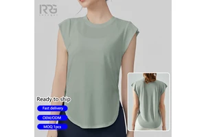 Roregal New Spring Soft Modal Fitness Running Quick-drying Breathable Sleeveless Women's Loose-Fit Yoga Tank Top
