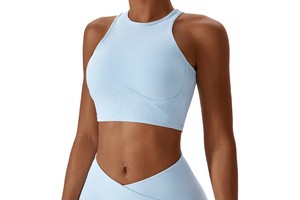 Custom Girl Nylon Sleeveless Athletic Fitness Vest Apparel Womens Gym Tennis Workout Yoga Tank Top
