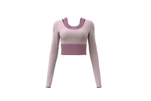 JYMC024/New Arrival Slim-Fit Sports Fitness Wear Woman GYM Quick Dry Wrinkle-Resistant Shock-Resistant Color-Block Yoga