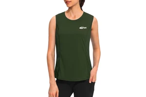 New Lace Casual Solid Knitted Spandex/Polyester O-Neck Sleeveless Sports Tops Quick Dry Breathable Yoga Wear Gym Women Tank Top