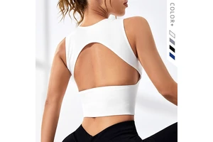 Lulu Yoga Tank Top Sleeveless Sports Vest Outerwear Quick-Drying Spandex/Nylon Tight-Fitting for Women