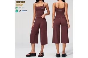 New Solid Women Fitness Yoga Vest High Waist Quick-drying Casual Mid-length Pants Running Outdoor Yoga Suit Set Yoga Sets