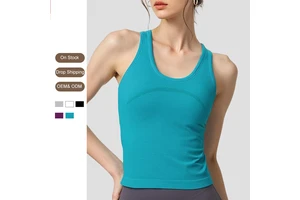 High Quality Women's Sports Vest Beautiful Breathable Yoga Top for Outdoor Fitness New Design Fashionable Fitness Wear
